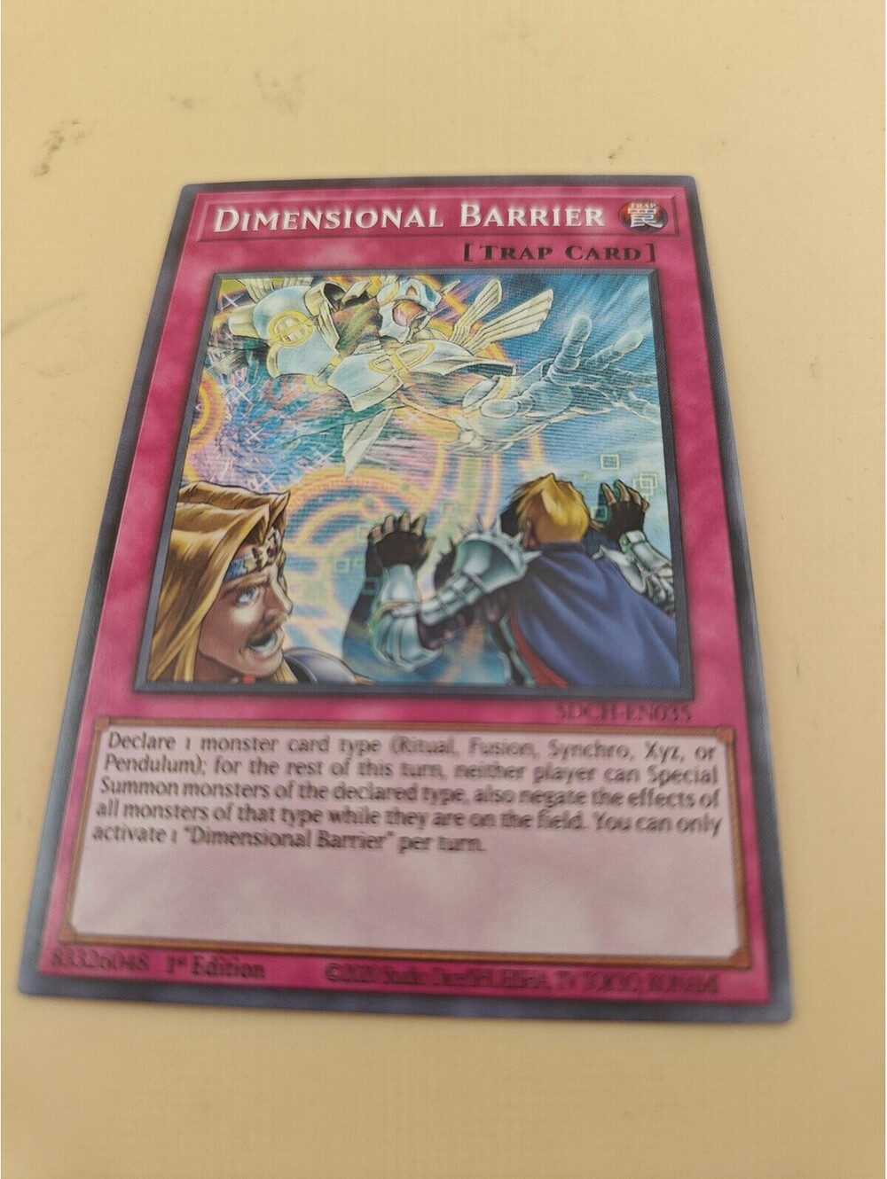 Yu-Gi-Oh! Dimensional Barrier SDHC-EN035 Secret Rare 1st Edition
